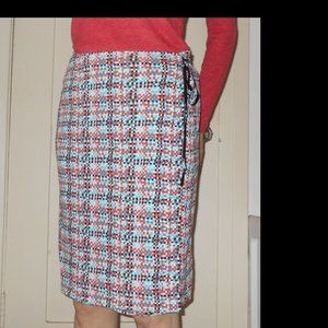 BCBG faux wrap pencil skirt sz S